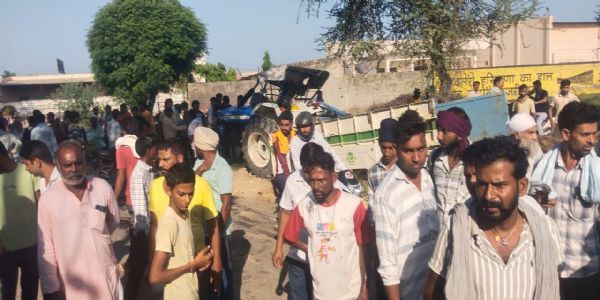 ऐलनाबाद में रोडवेज बस और ट्रैक्टर-ट्रॉली की जोरदार टक्कर, दो महिलाओं की मौत, आठ घायल