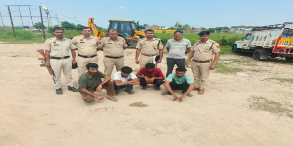 जींद में चोरी की आठ बाइकें बरामद, पंजाब के चार आरोपी गिरफ्तार