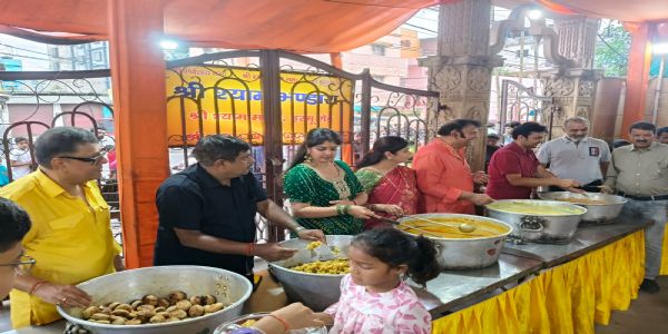 श्री श्याम मंदिर में 170वां भंडारा संपन्न, सैकड़ों श्रद्धालुओं ने किया प्रसाद ग्रहण