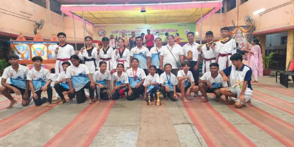विद्या भारती की राष्ट्रीय ताइक्वांडो प्रतियोगिता में पूर्वोत्तर क्षेत्र का शानदार प्रदर्शन