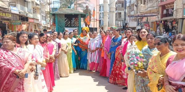 प्रदेश अध्यक्ष विभा अवस्थी का महिला मोर्चा ने स्वागत किया