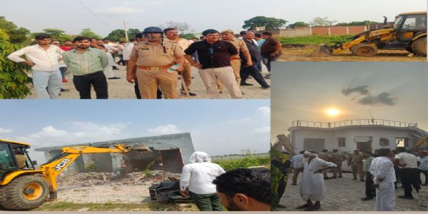 यमुना प्राधिकरण के अवैध निर्माण पर चला बुलडोजर, 2500 करोड़ की भूमि अतिक्रमण मुक्त