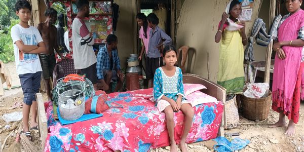 शोणितपुर के रंगापारा जामुनबिल में जंगली हाथियों का तांडव