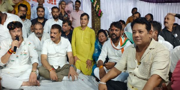 अनूपपुर: नेता प्रतिपक्ष के सामने कांग्रेस की गुटबाजी सड़क पर दिखी