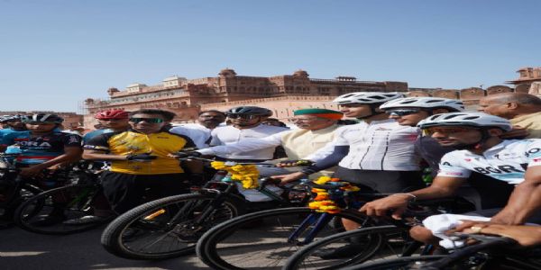 प्रधानमंत्री नरेंद्र माेदी का जन्मदिवस : केंद्रीय मंत्री अर्जुनराम मेघवाल ने बीकानेर में साइकिल रैली का शुभारंभ किया