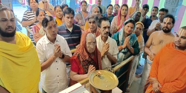रांची में इन्दिरा एकादशी पर भगवान वेंकटेश्वर की विशेष पूजा