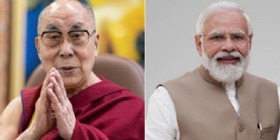 धर्मगुरु दलाई लामा ने प्रधानमंत्री मोदी को दी जन्मदिन की शुभकामनाएं