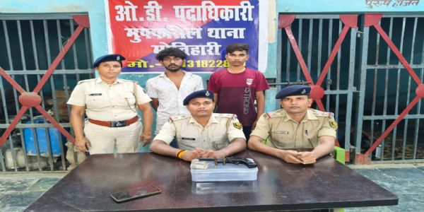 स्वर्ण व्यवसायी को घायल कर लूट करने के मामले में दो गिरफ्तार