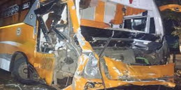 भोपाल में डंपर से टकराई यात्री बस, ड्राइवर-कंडक्टर सहित तीन गंभीर घायल