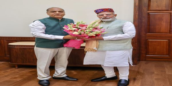 प्रधानमंत्री नरेंद्र मोदी को पूर्व मुख्‍यमंत्री जय राम ठाकुर ने दी जन्मदिन की शुभकामनाएँ