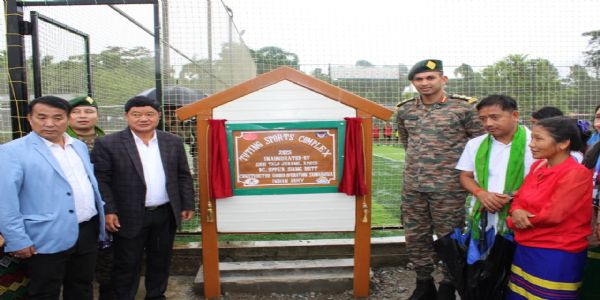 ऑपरेशन सद्भावना के अंतर्गत अरुणाचल प्रदेश के तूतिंग में खेल परिसर का उद्घाटन