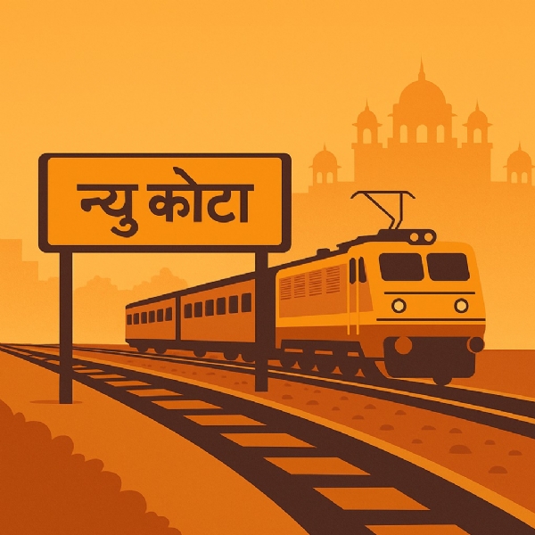 रेल मंत्रालय द्वारा निर्धारित मानदंडों के अनुरूप डकनिया तलाव स्टेशन का नाम अब न्यू कोटा किया