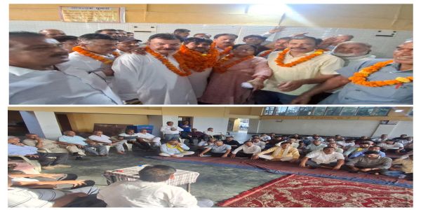 सर्वसम्मति से सुरेंद्र मेहता को श्री ब्राह्मण सभा कठुआ का नया अध्यक्ष चुना गया