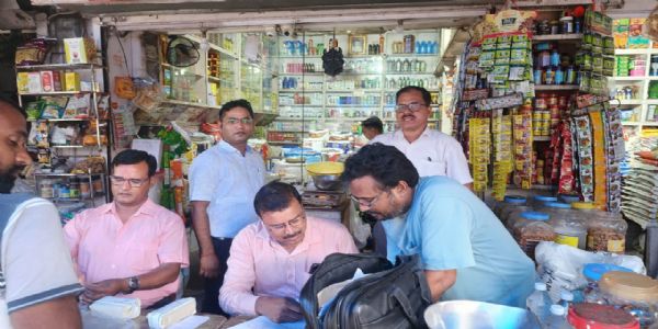 त्योहारों को देखते हुए खाद्य सुरक्षा विभाग की जालौन में बड़ी कार्रवाई