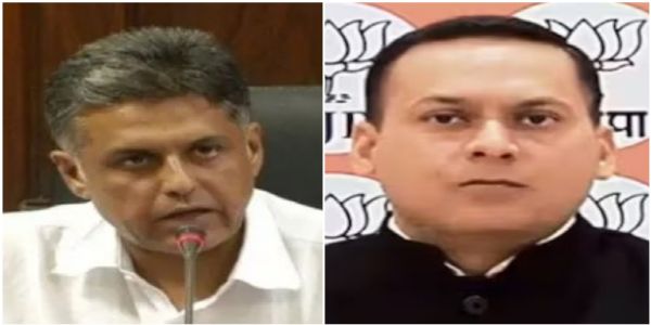 कांग्रेस नेता मनीष तिवारी और भाजपा नेता अमित मालवीय
