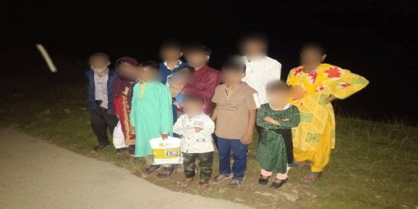 श्रीभूमि जिला में 37 बांग्लादेशी पकड़े गए