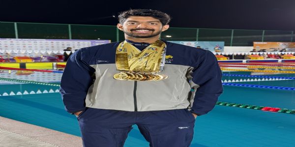 डबल ओलंपियन श्रीहरि नटराज एशियन एक्वाटिक चैम्पियनशिप 2025 में चमक बिखेरने को तैयार