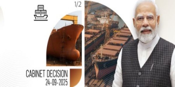केंद्र सरकार ने शिपबिल्डिंग और समुद्री क्षेत्र के लिए 69,725 करोड़ रुपये के पैकेज को दी मंजूरी