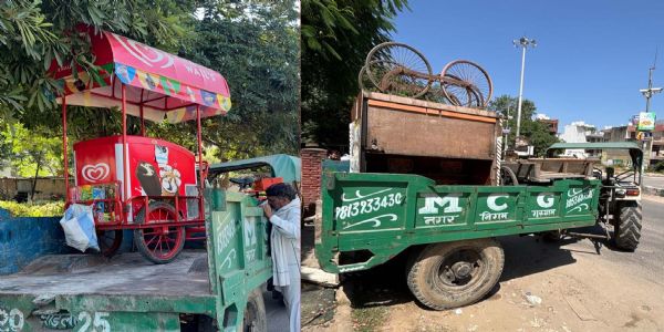 गुरुग्राम में सार्वजनिक स्थलों से अतिक्रमण हटाने के लिए निगम की कार्रवाई तेज