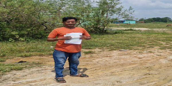 जमीन देने के नाम पर खरीदार से ठगी, शिकायत दर्ज