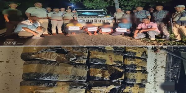 Image related to the Drugs Worth ₹90 Crore Seized in Cachar and Two Arrest.