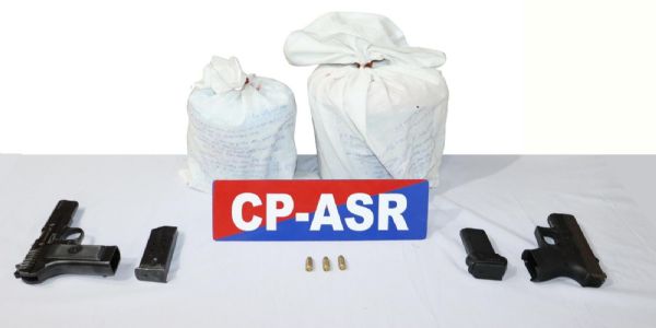 अमृतसर पुलिस द्वारा बरामद हैरोइन व हथियार