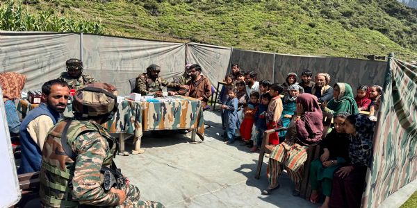 हिल काका पुंछ में गुज्जर और बक्करवाल समुदायों के लिए चिकित्सा शिविर का आयोजन