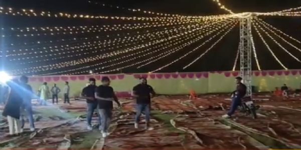 डांडिया नाइट में दो युवकों पर चापड़ से हमला