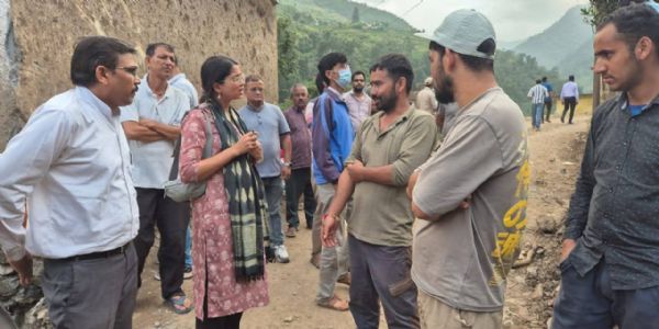 पीडीएनए टीम ने किया आपदा से हुए नुकसान का आकलन