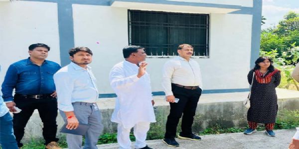 नालंदा लाइब्रेरी निर्माण की प्रक्रिया हुई तेज, कलेक्टर ने किया निरीक्षण