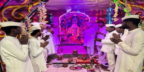 माँ दुर्गा की भक्ति से गूंजा केन्द्रीय जेल रायपुर, 802 बंदियों ने रखा व्रत