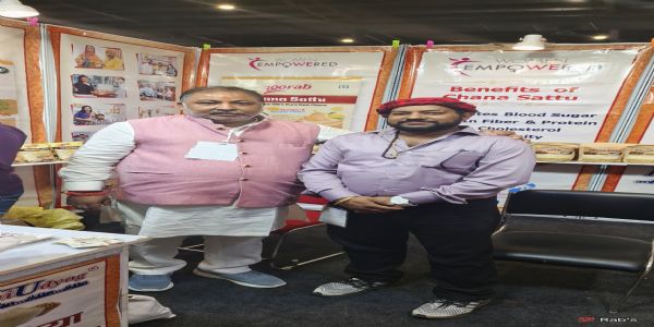 अंतरराष्ट्रीय व्यापार मेले में छाई बलिया के चने के सत्तू की खुशबू