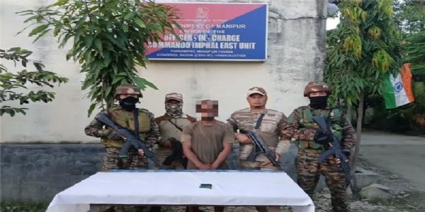 मणिपुर : थौबल में केसीपी कार्यकर्ता गिरफ्तार, हथियारों और वर्दी का जखीरा जब्त