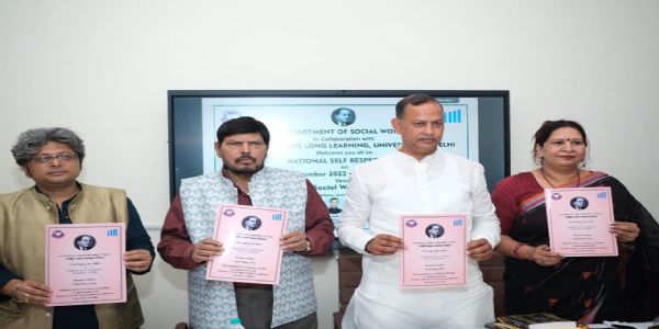 बाबा साहेब के आदर्शों पर चल रही दिल्ली सरकार : रविंद्र इंद्राज