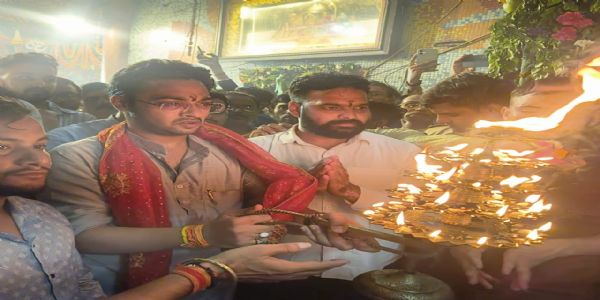 विश्व हिंदू परिषद, बजरंग दल ने पंचम नवरात्र पर की सामूहिक महाआरती