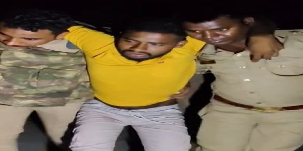 किशोरी संग दुष्कर्म का आरोपित पुलिस मुठभेड़ में गिरफ्तार