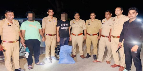 दो गौ तस्कर मुठभेड़ में गिरफ्तार