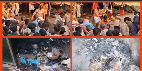 फतेहपुर : शार्ट सर्किट से घर में लगी आग, दंपति की जिंदा जलकर माैत