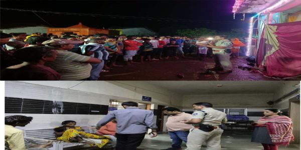 सिवनीः दुर्गा पंडाल में घुसा पिकअप वाहन, नौ श्रद्धालु घायल, देवी प्रतिमा खंडित
