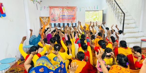 दुर्गावाहिनी ने विजयादशमी पर किया शस्त्र पूजन