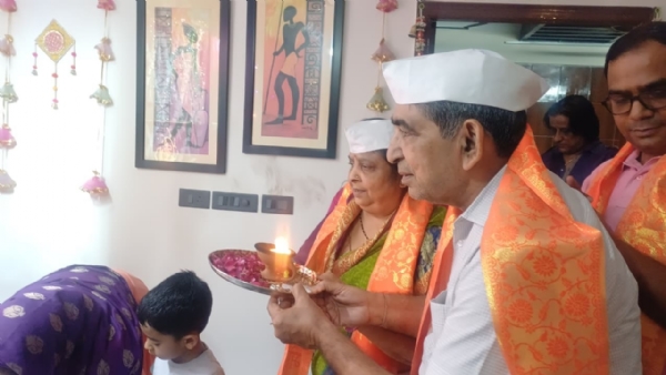 गणेशोत्सव में साकार हो रही मराठी संस्कृति