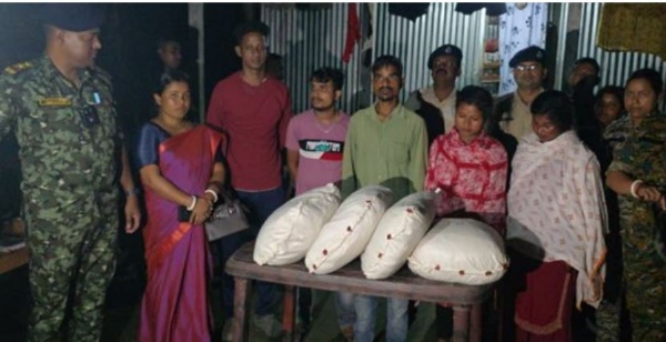 गांजा के साथ गिरफ्तार चार आरोपित