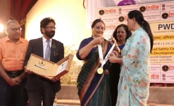 राजस्थान का सड़क सुरक्षा अभियान इंडिया बुक ऑफ रिकॉर्ड में शामिल