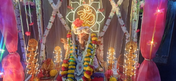गणेशोत्सव में साकार हो रही मराठी संस्कृति