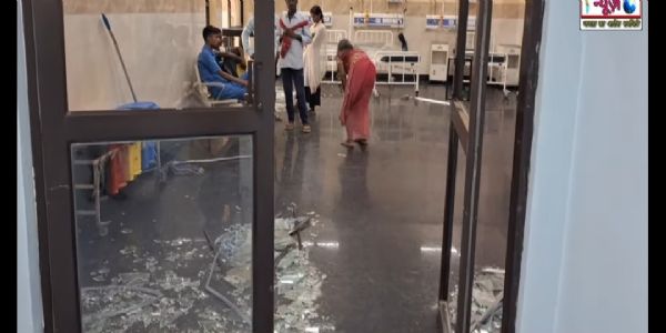 सीने पर कलश रख आराधना कर रहे श्रद्धालु की मौत