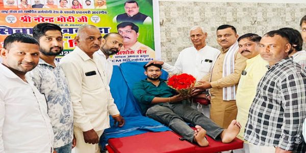 रक्तदान पुण्य का कार्य इससे बचती हैं जिंदगियां : प्रदीप सांगवान