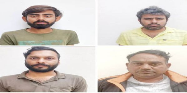 सोनीपत: साइबर ठगी में लिप्त चार आरोपी गिरफ्तार, गिरोह का पर्दाफाश