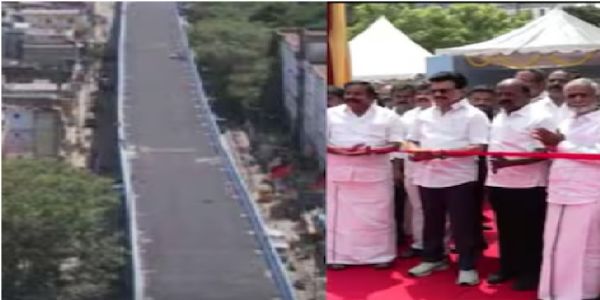 तमिलनाडु के मुख्यमंत्री स्टालिन ने जे. अनबझगन फ्लाईओवर का किया उद्घाटन