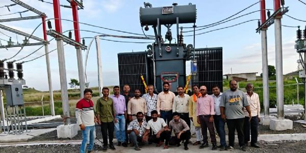 आरडीएसएस अंतर्गत इंदौर संभाग का 43वां सब स्टेशन मठमठ में ऊर्जीकृत