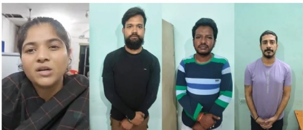 एमडीएमए का कार्टल संचालित करने वाली आरोपित नब्या  मलिक तथा उसके साथी